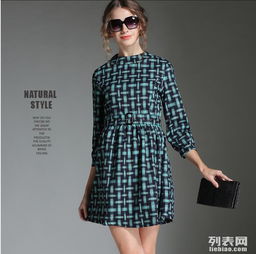 歐美風(fēng)新款格子連衣裙 廣州廠家直銷，一件起批引領(lǐng)時尚潮流